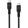 Кабель зарядный Rocket Flex TPE USB-C/USB-C 1 м, 60W, чер(RDC516BL01FL-CС)