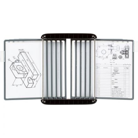 Демосистема настенная Promega office черная 10 панелей