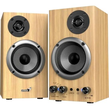 Акустическая система 2.0 Genius SP-HF520BT Pine Wood 31730054403 Акустическая система 2.0 Genius SP-HF520BT Pine Wood 31730054403