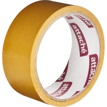 Клейкая лента двусторонняя монтажная прозрачная Attache 38 мм х 10 м
