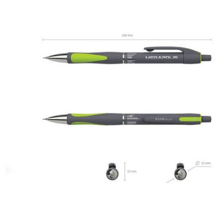 Карандаш механический 0,5 мм, ERICH KRAUSE "Megapolis Concept", корпус серый, 20340 Карандаш механический 0,5 мм, ERICH KRAUSE "Megapolis Concept", корпус серый, 20340