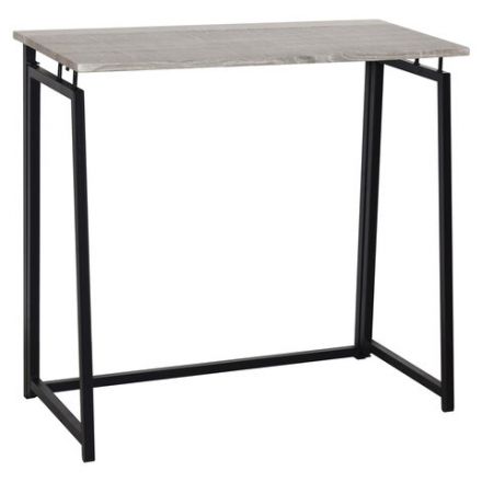 Стол на металлокаркасе BRABIX "LOFT CD-001", 800х440х740 мм, складной, цвет дуб антик, 641210