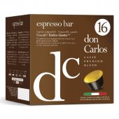 Кофе в капсулах Don Carlos Espresso Bar (DG), 16шт/уп Кофе в капсулах Don Carlos Espresso Bar (DG), 16шт/уп