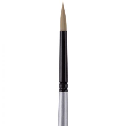 Кисть художественная Комус Арт синтетика жесткая, кругл., №5, длинная ручка Кисть художественная Комус Арт синтетика жесткая, кругл., №5, длинная ручка