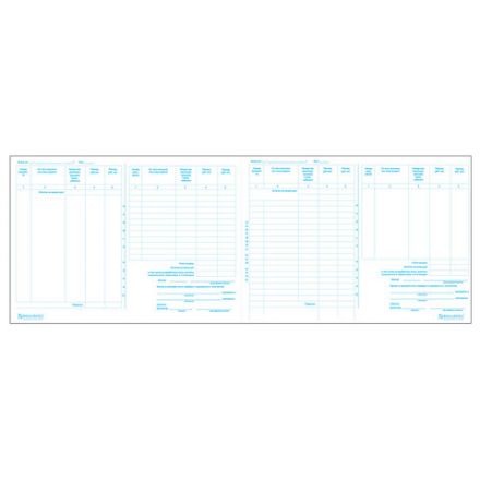 Кассовая книга форма КО-4, 48 л., картон, блок офсет, альбомная, А4 292х200 мм, STAFF, 130078