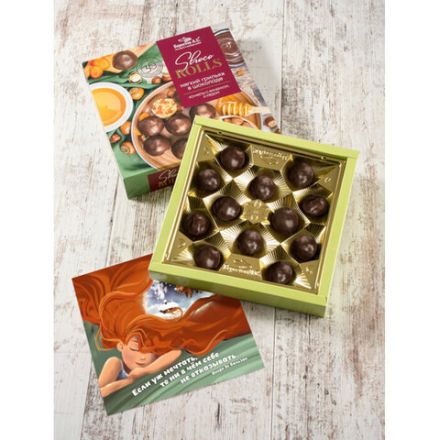 Конфеты-грильяж в шоколаде "Shoco Rolls" с фундуком, цукатами моркови и медом, 135 г, БЕРЕСТОВ А.С., УТ-00031672 Конфеты-грильяж в шоколаде "Shoco Rolls" с фундуком, цукатами моркови и медом, 135 г, БЕРЕСТОВ А.С., УТ-00031672