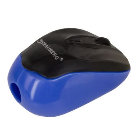 Точилка BRAUBERG "Click", с контейнером, пластиковая, корпус ассорти, 228445 Точилка BRAUBERG "Click", с контейнером, пластиковая, корпус ассорти, 228445