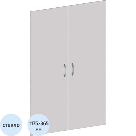 Двери MON_Монолит сред. стекло тонир. БСКТ449 (2шт. в уп.)
