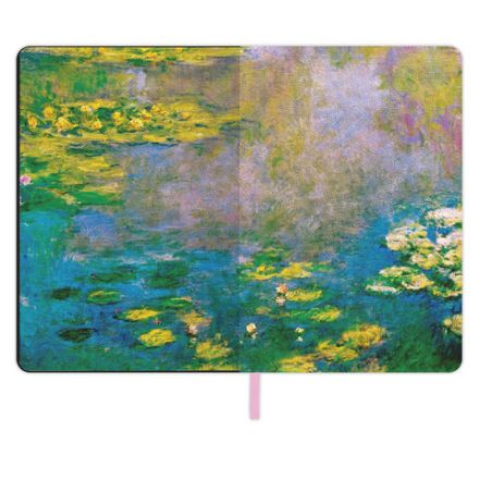 Блокнот А5 (143x210 мм), BRAUBERG VISTA "Claude Monet", под кожу, гибкий, срез фольга, 80 л., 112058 Блокнот А5 (143x210 мм), BRAUBERG VISTA "Claude Monet", под кожу, гибкий, срез фольга, 80 л., 112058