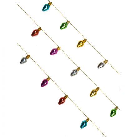 Гирлянда новогодняя Радужная из полистирола / 200x1,2x2,8см арт.88572