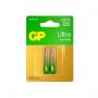 Батарейки КОМПЛЕКТ 2 шт., GP Ultra G-Tech, AAA (LR03, 24А), алкалиновые, мизинчиковые, 24AUA21-2CRSBC2 Батарейки КОМПЛЕКТ 2 шт., GP Ultra G-Tech, AAA (LR03, 24А), алкалиновые, мизинчиковые, 24AUA21-2CRSBC2