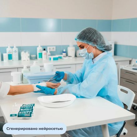 Халат н/с процед, рук.рез, лип, XXXL(60-62), пл 20, гол, Комус  10шт/уп