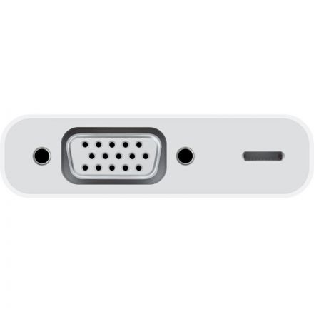 Адаптер Apple Lightning - VGA Adapter, бел, MD825ZM/A Адаптер Apple Lightning - VGA Adapter, бел, MD825ZM/A