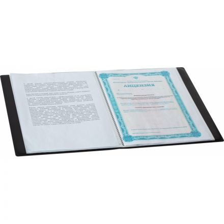 Папка файловая 30 ATTACHE 055-30Е черный Папка файловая 30 ATTACHE 055-30Е черный