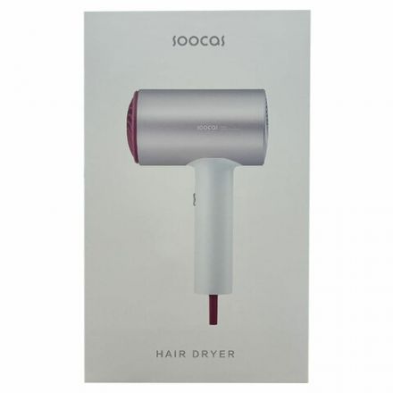 Фен XIAOMI SOOCAS H5, мощность 1800 Вт, 2 скорости, 4 температурных режима, ионизация, холодный воздух, серебристый Фен XIAOMI SOOCAS H5, мощность 1800 Вт, 2 скорости, 4 температурных режима, ионизация, холодный воздух, серебристый