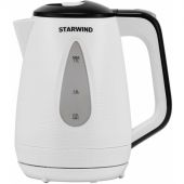 Чайник Starwind SKP3213 1.7л. 2200Вт белый/черный (пластик)