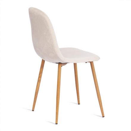 Стул Бриз/Breeze (мод.4724)/2 шт. в упаковке велюр/металл, 44х53х87см, светло-бежевый (HLR1)/натуральный