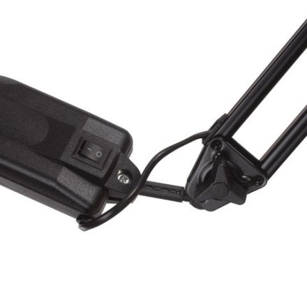 Настольная лампа светильник Дельта 1 на струбцине, ЛЮМИНЕСЦЕНТНАЯ, цоколь G23, 11 Вт, чёрный, с BL-1 Настольная лампа светильник Дельта 1 на струбцине, ЛЮМИНЕСЦЕНТНАЯ, цоколь G23, 11 Вт, чёрный, с BL-1