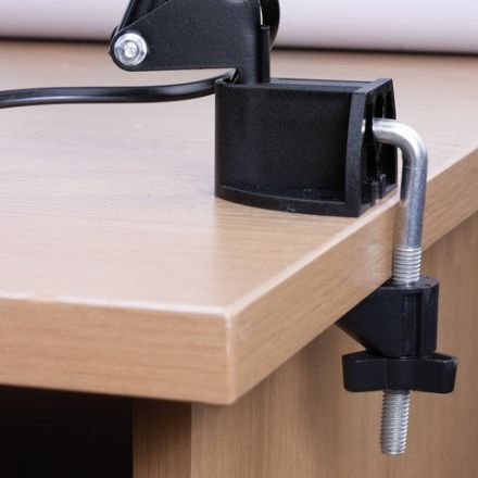 Настольная лампа светильник Дельта 1 на струбцине, ЛЮМИНЕСЦЕНТНАЯ, цоколь G23, 11 Вт, чёрный, с BL-1 Настольная лампа светильник Дельта 1 на струбцине, ЛЮМИНЕСЦЕНТНАЯ, цоколь G23, 11 Вт, чёрный, с BL-1