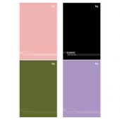 Блокнот А5 80л., на скрепке BG "Моноколор"