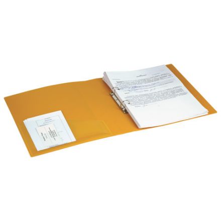 Папка на 2 кольцах BRAUBERG "Contract", 35 мм, желтая, до 270 листов, 0,9 мм, 221795 Папка на 2 кольцах BRAUBERG "Contract", 35 мм, желтая, до 270 листов, 0,9 мм, 221795