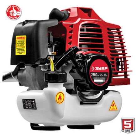 Триммер бензиновый ЗУБР КРБ-2500, 2500 Вт, 9000 об/мин, объем двигателя 52 см3, КРБ-2500 Триммер бензиновый ЗУБР КРБ-2500, 2500 Вт, 9000 об/мин, объем двигателя 52 см3, КРБ-2500