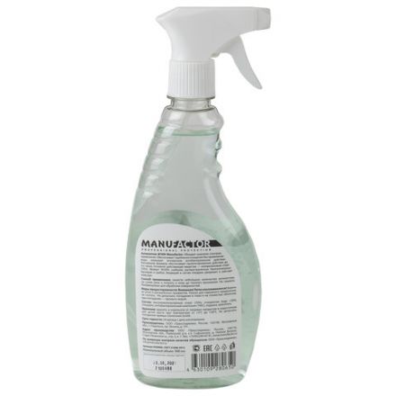 Антисептик для рук и поверхностей спиртосодержащий (70%) с распылителем 500 мл MANUFACTOR, дезинфицирующий, жидкость, N30927 Антисептик для рук и поверхностей спиртосодержащий (70%) с распылителем 500 мл MANUFACTOR, дезинфицирующий, жидкость, N30927