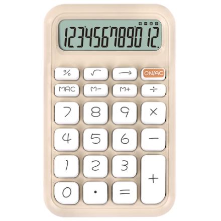 Калькулятор настольный BRAUBERG KW-500-BG (93x148 мм), 3D-кнопки, 12 разрядов, бежевый, 272955 Калькулятор настольный BRAUBERG KW-500-BG (93x148 мм), 3D-кнопки, 12 разрядов, бежевый, 272955