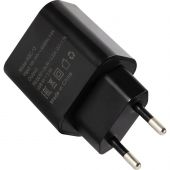 Зарядное устройство сетевое Red Line, USB+Type-C, 3A,PD 20W,чер,УТ000029980