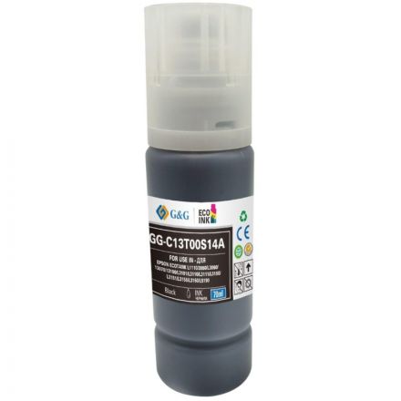 Чернила G&G (GG-C13T00S14A) черный 70мл для L1110, L3151 Чернила G&G (GG-C13T00S14A) черный 70мл для L1110, L3151