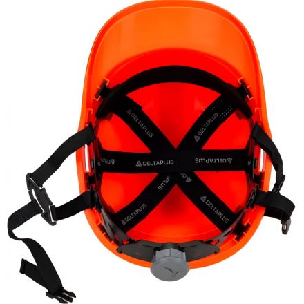 Каска защитная BASEBALL DIAMOND V UP из ABS оранжевая DIAM5UPORFL