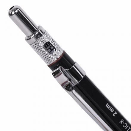 Карандаш механический цанговый 2 мм, HB, BRAUBERG "METALLIC X-20", металлические детали, 181976 Карандаш механический цанговый 2 мм, HB, BRAUBERG "METALLIC X-20", металлические детали, 181976