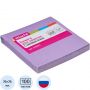 Стикеры Attache с клеев. краем 76х76, неон, фиолет. 100л
