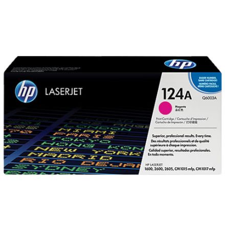 Картридж лазерный HP (Q6003A) ColorLaserJet CM1015/2600 и др, №124A, пурпурный, оригинальный, 2000 страниц Картридж лазерный HP (Q6003A) ColorLaserJet CM1015/2600 и др, №124A, пурпурный, оригинальный, 2000 страниц