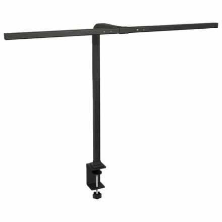 Бестеневая лампа / светильник на струбцине, LED, 16 Вт, черный, высота 75 см, DASWERK (ДАСВЕРК), 238331