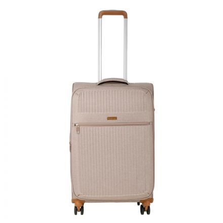 Чемодан средний тканевый облегченный,(2-ой) Beige бежевый (24), Р1913 Чемодан средний тканевый облегченный,(2-ой) Beige бежевый (24), Р1913