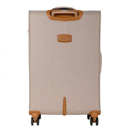 Чемодан средний тканевый облегченный,(2-ой) Beige бежевый (24), Р1913 Чемодан средний тканевый облегченный,(2-ой) Beige бежевый (24), Р1913