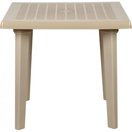 Стол PR_Decorona DeVeranda квадратный 805x805x720 мм сливочный латте