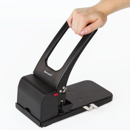 Дырокол металлический МОЩНЫЙ BRAUBERG "Heavy duty", до 100 л., черный, 226869 Дырокол металлический МОЩНЫЙ BRAUBERG "Heavy duty", до 100 л., черный, 226869
