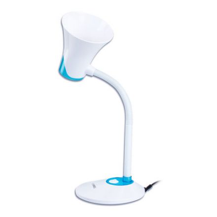 Настольная лампа / светильник SONNEN OU-607, на подставке, цоколь Е27, белый/синий, 236681 Настольная лампа / светильник SONNEN OU-607, на подставке, цоколь Е27, белый/синий, 236681