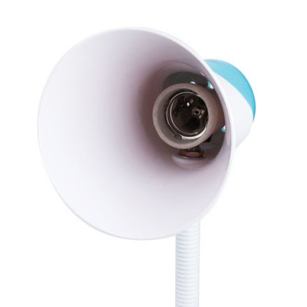 Настольная лампа / светильник SONNEN OU-607, на подставке, цоколь Е27, белый/синий, 236681 Настольная лампа / светильник SONNEN OU-607, на подставке, цоколь Е27, белый/синий, 236681