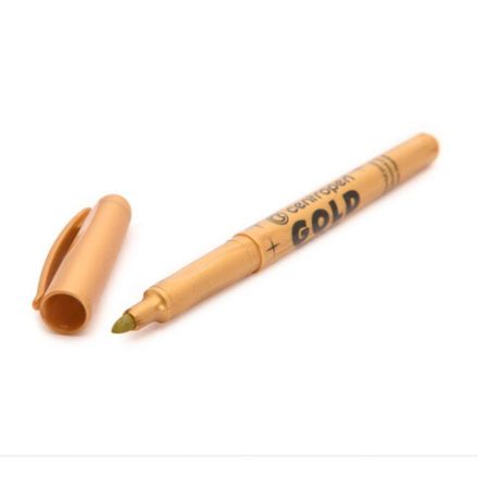 Маркер для декорирования ЗОЛОТОЙ CENTROPEN, круглый наконечник, 1,5-3 мм, 2690, 6 2690 0195 Маркер для декорирования ЗОЛОТОЙ CENTROPEN, круглый наконечник, 1,5-3 мм, 2690, 6 2690 0195