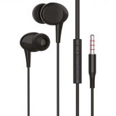 Наушники PERO EP09, с мкф, черные (4603768350798) Наушники PERO EP09, с мкф, черные (4603768350798)