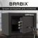 Сейф мебельный BRABIX "SF-140KL", 140х195х140 мм, ключевой замок, черный, 291140, S103BR210114