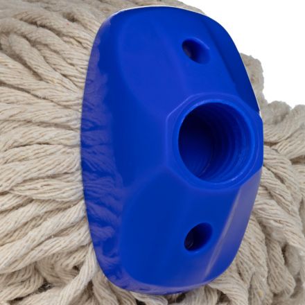 Насадка МОП веревочная Mega Люкс хлопок 24.5 см белая Насадка МОП веревочная Mega Люкс хлопок 24.5 см белая