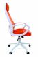 Офисное кресло Chairman 840 Россия белый пластик TW16\TW-66 оранжевый