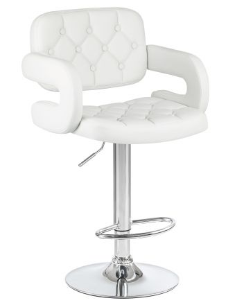 Набор 2 шт Стул барный DOBRIN TIESTO, белый