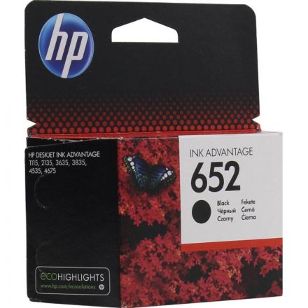 Картридж струйный HP 652 F6V25AE черный оригинальный Картридж струйный HP 652 F6V25AE черный оригинальный