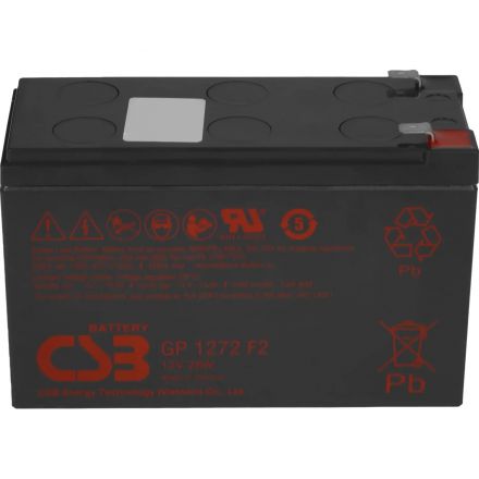 Батарея для ИБП CSB серия GP, GP1272 F2 (12V28W) CSB , 12В/7Ач