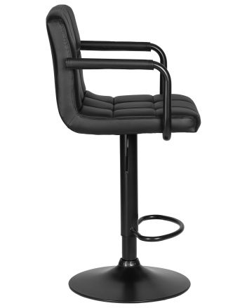 Набор 2 шт Стул барный DOBRIN KRUGER ARM BLACK, черный